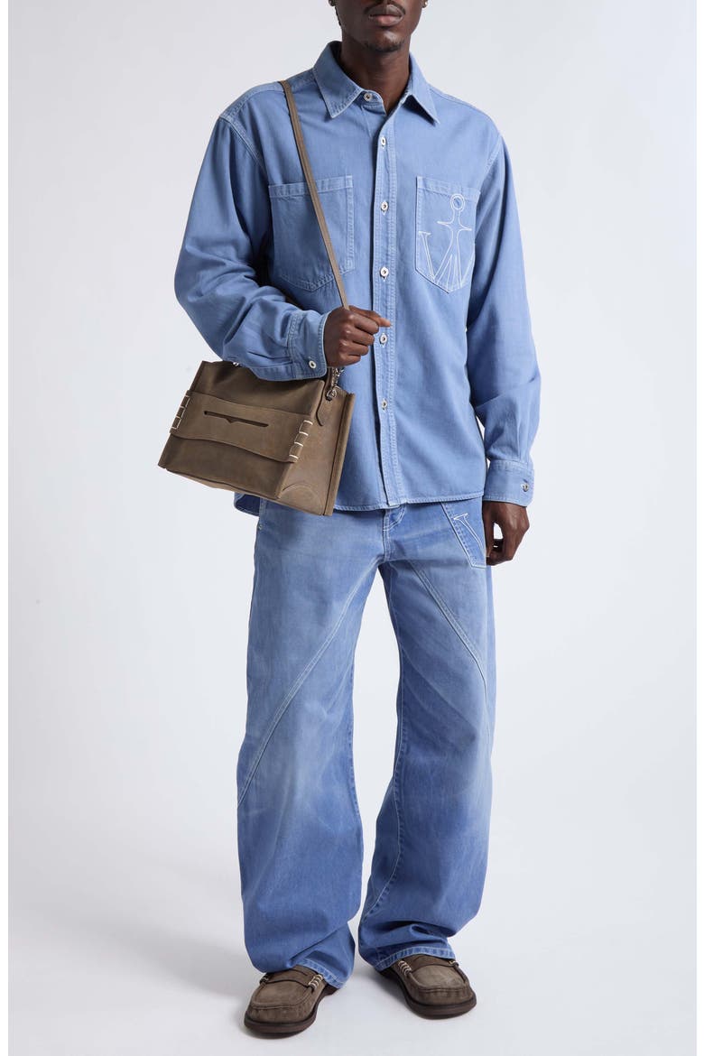 Twisted Workwear Jeans, Alternate, color, FRENCH BLUE