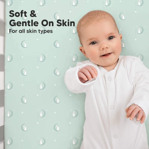 Keababies Soothe Fitted Crib Sheet In Lunaris