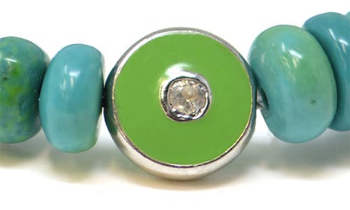 Anzie Jac + Jo Soul Turquoise Beaded Stretch Bracelet