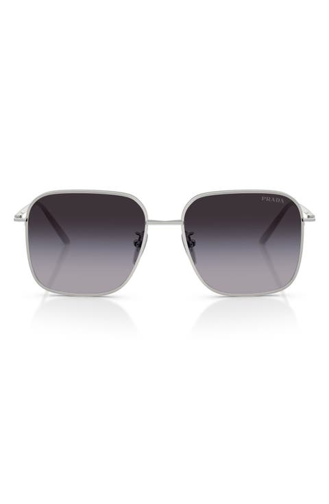 57mm Square Sunglasses