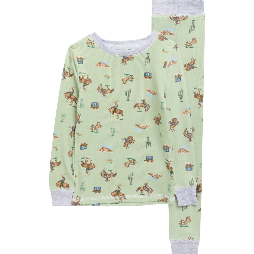 Sleep On It Kids' Long Sleeve Pajamas In Green
