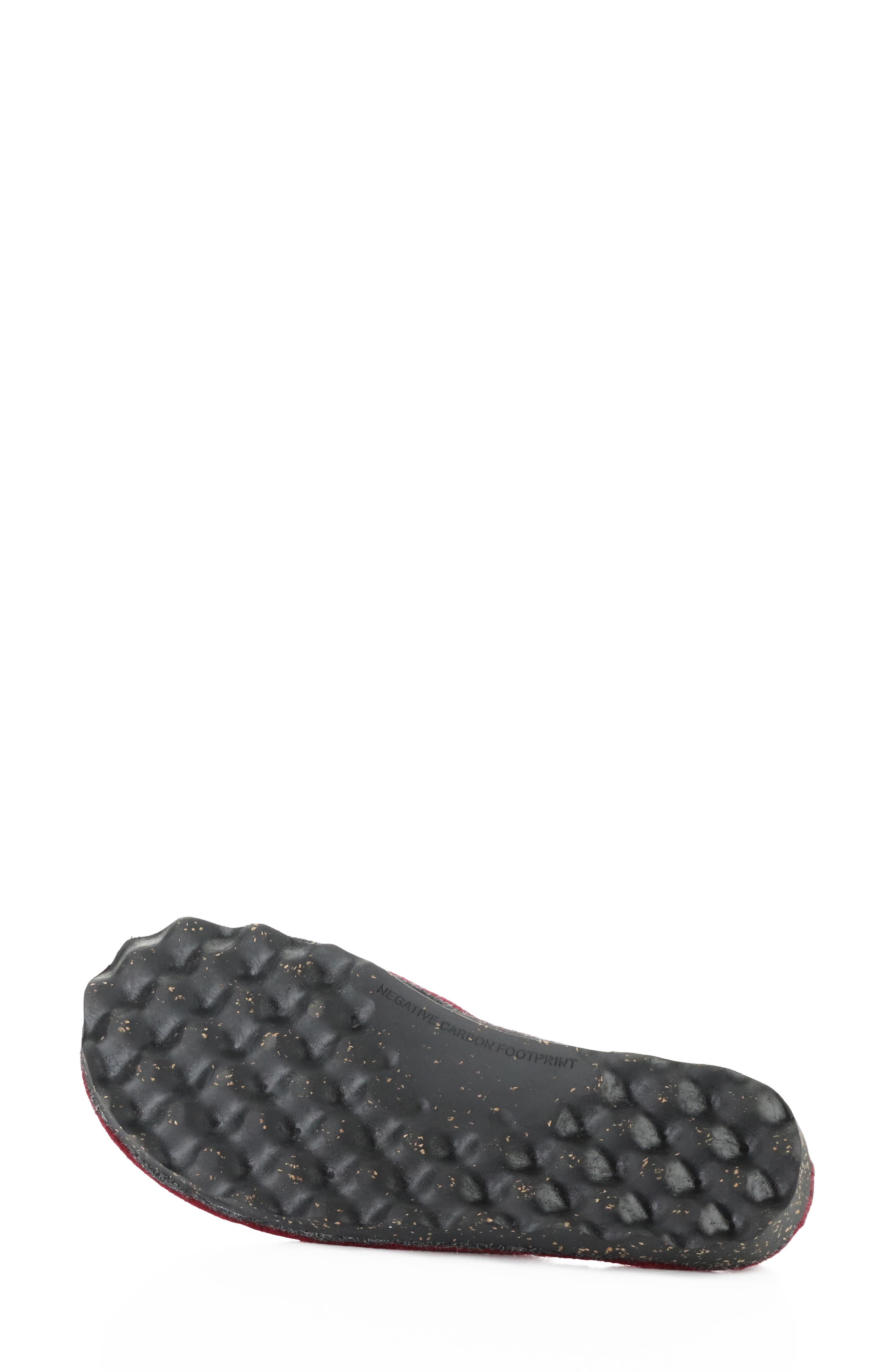 Natura Wool Felt Mule, Alternate, color, MERLOT