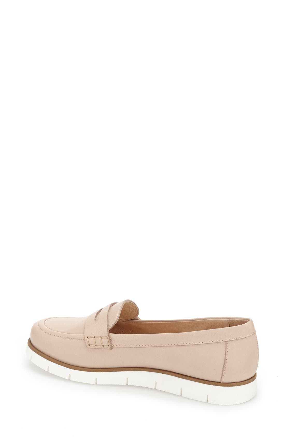 'Oriole' Penny Loafer, Alternate, color, NATURAL