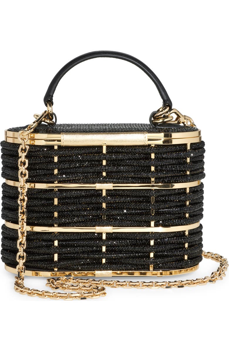 JUDITH LEIBER COUTURE Willow Embellished Top Handle Bag, Alternate, color,