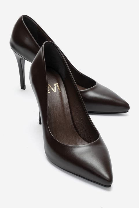 Moriel Leather Stiletto Pump