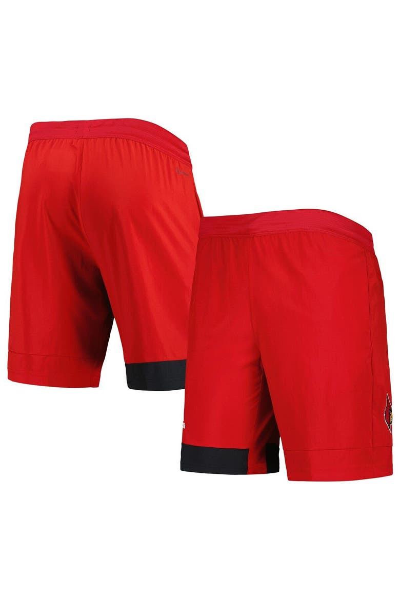 Men's adidas Red Louisville Cardinals AEROREADY Training Shorts, Main, color, Red