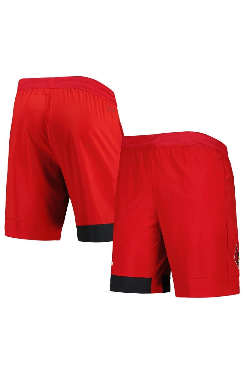 adidas Men's adidas Red Louisville Cardinals AEROREADY Training Shorts, Main, color, Red