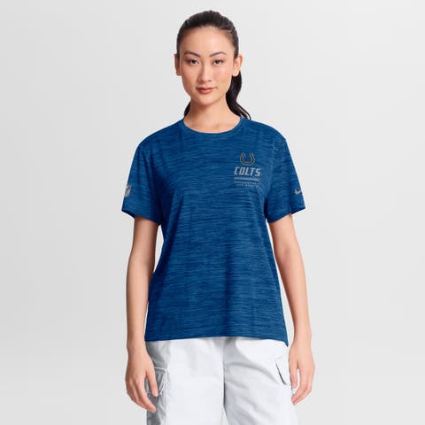 Women's Nike Royal Indianapolis Colts Sideline Velocity Dri-FIT T-Shirt