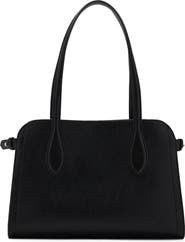 MANGO Pebbled Faux Leather Top Handle Bag & Pouch