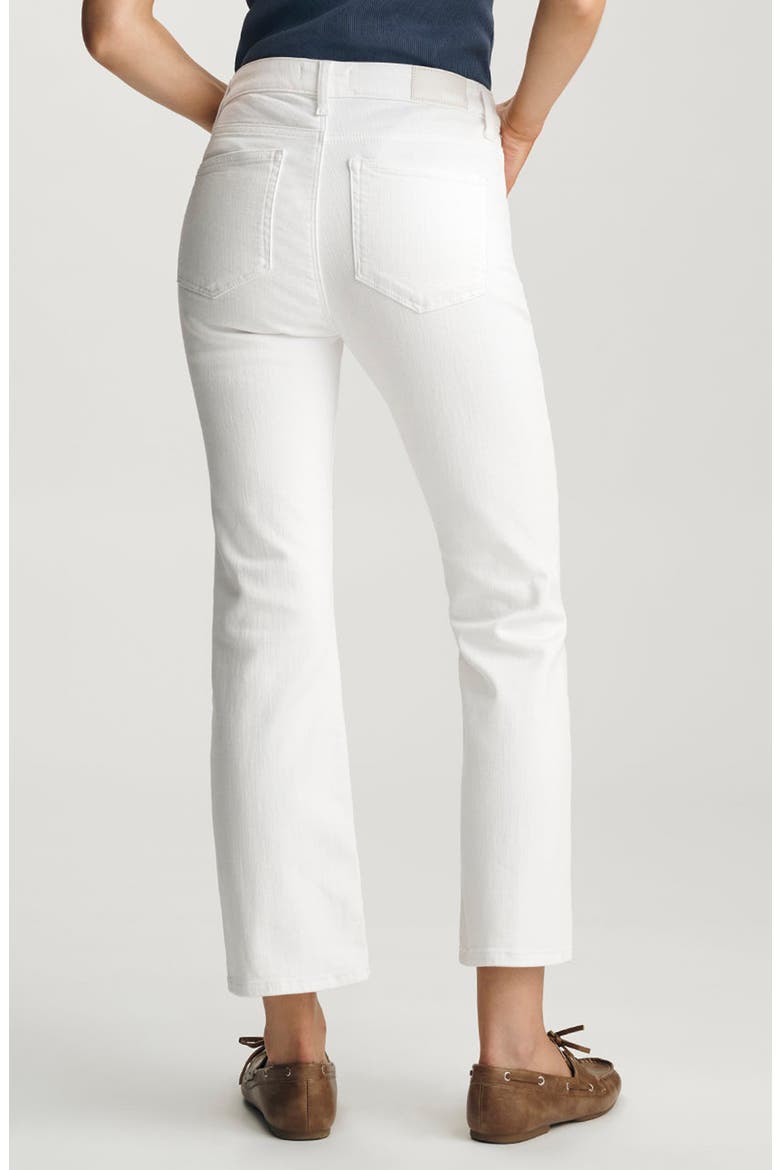 Anika Crop Flare Jeans, Alternate, color, WHITE FLEX BLUE
