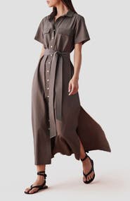 Omika Cotton Amira Shirt Dress