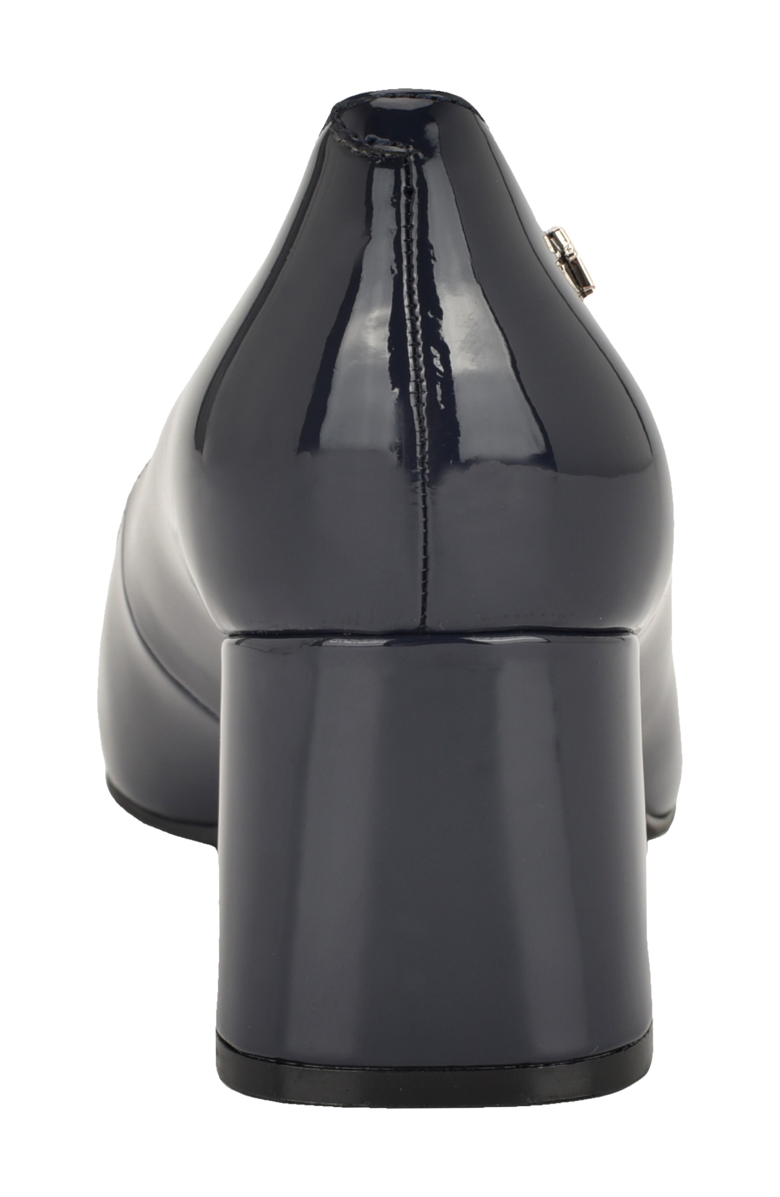 Opheili Block Heel Pump, Alternate, color, DARK BLUE