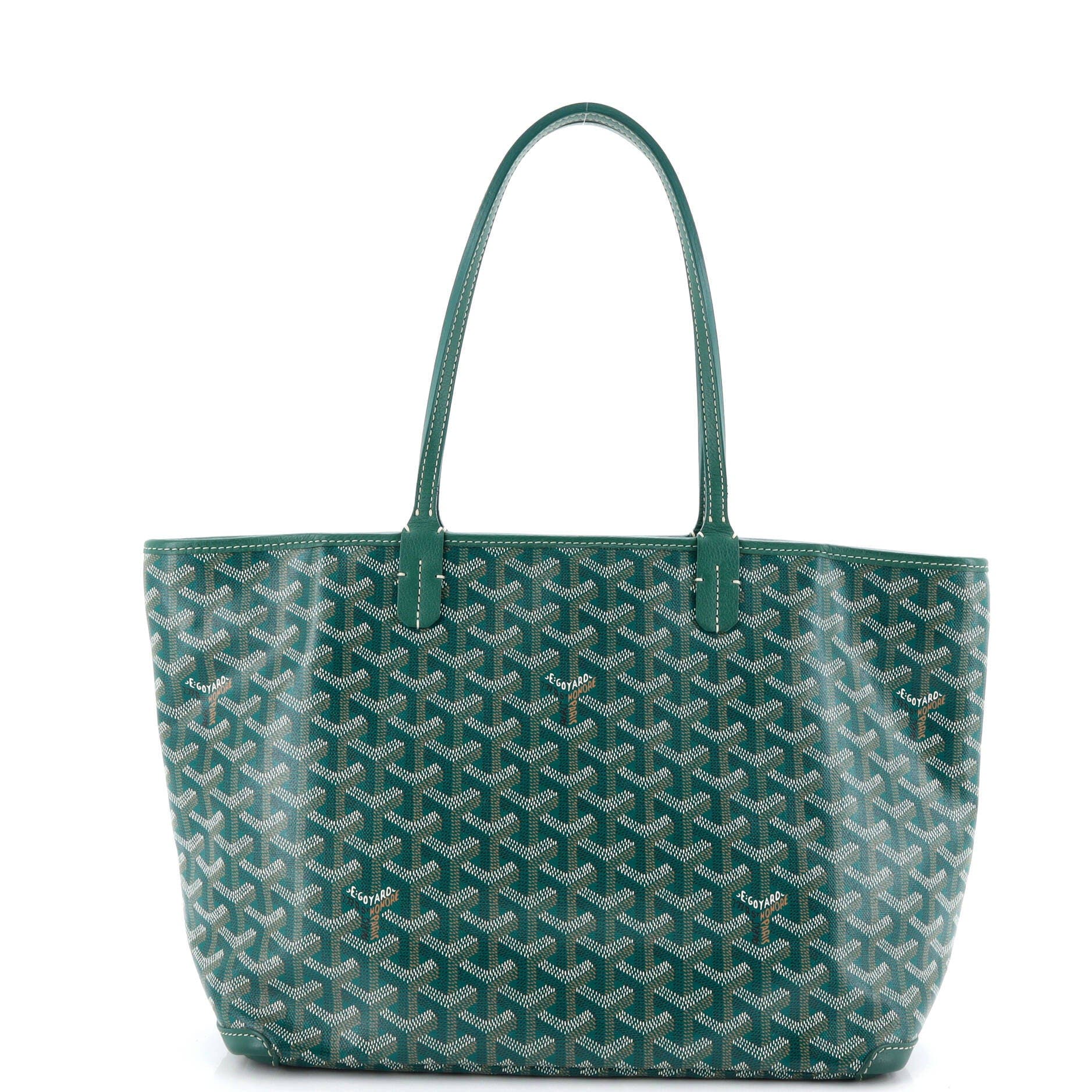 Pre-Owned Goyard Artois Tote Coated Canvas PM, Alternate, color, Green