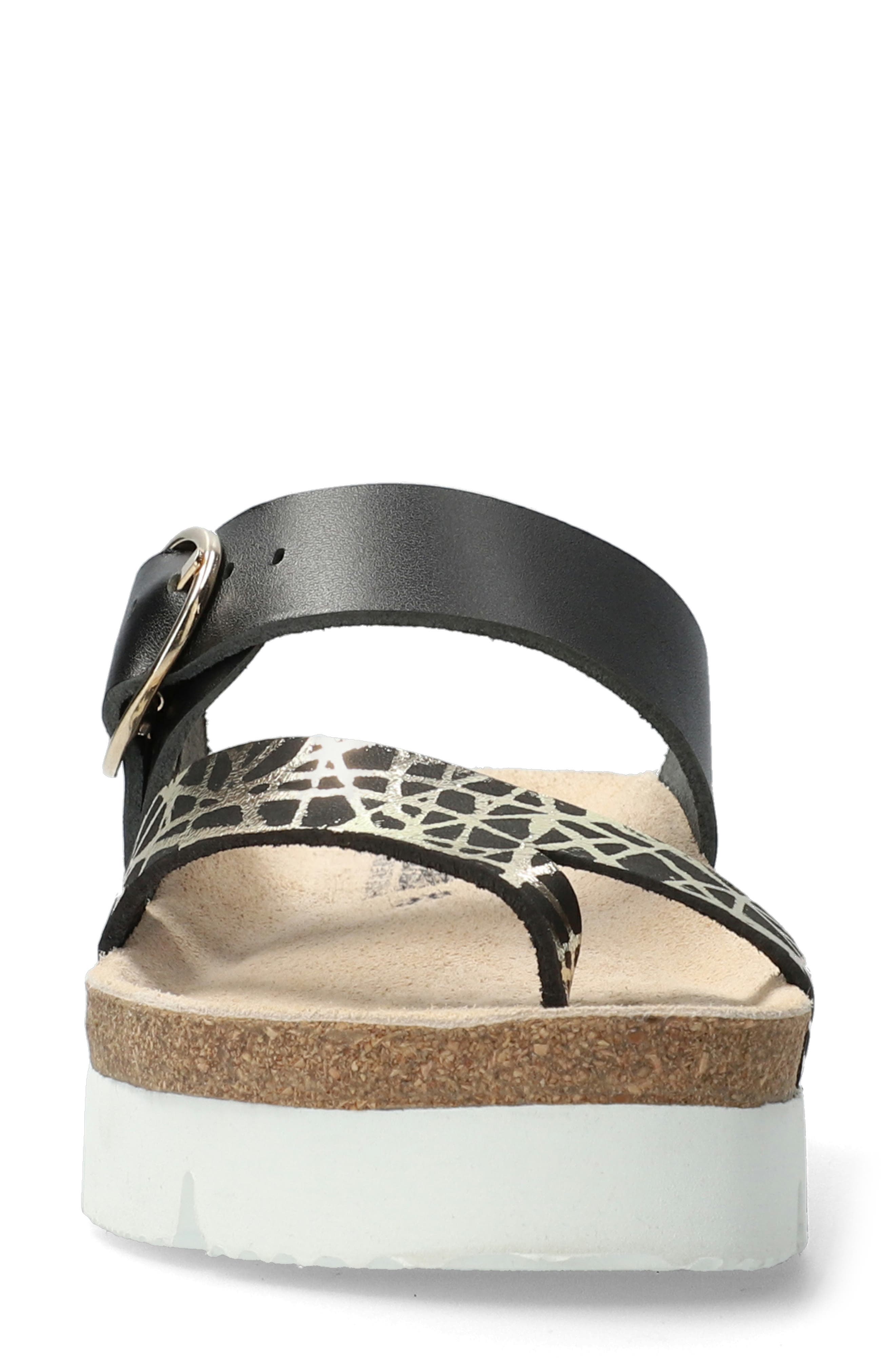 Vik Slide Sandal, Alternate, color, BLACK PRINTED LEATHER