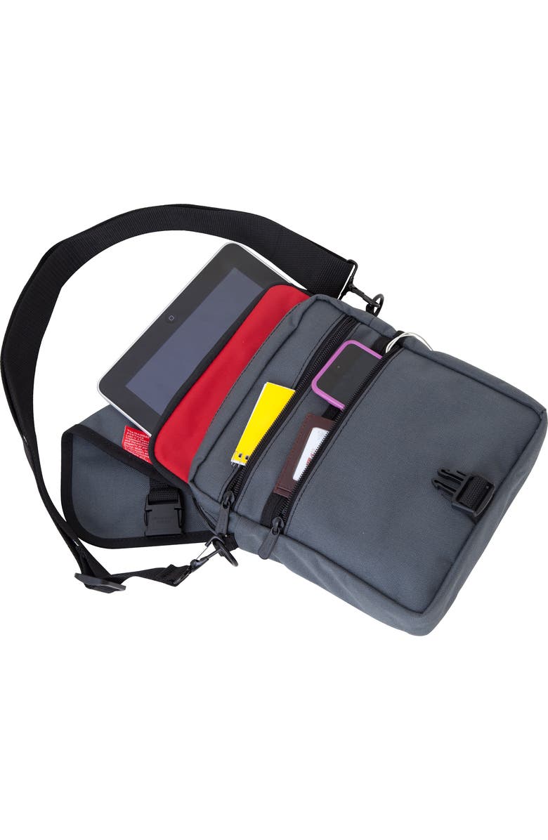 Manhattan Portage Soho Crossbody Bag, Alternate, color, Grey