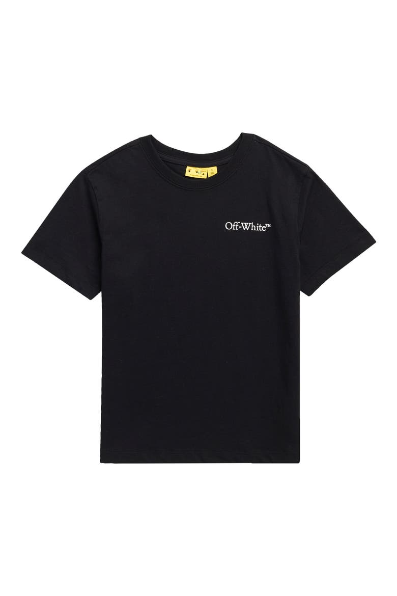 Kids' Dripping Arrow Graphic T-Shirt, Main, color, BLACK