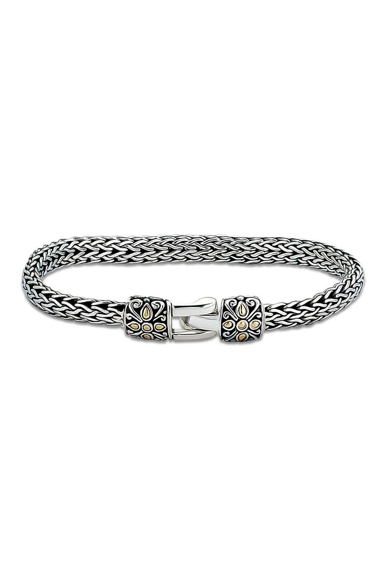 Sterling Silver & 18K Gold Tulang Naga Bracelet, Main, color, SILVER AND GOLD