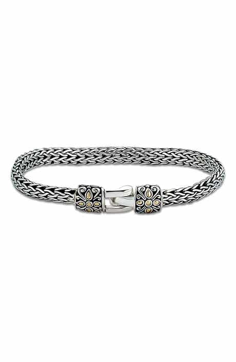 SAMUEL B. Sterling Silver & 18K Gold Tulang Naga Bracelet