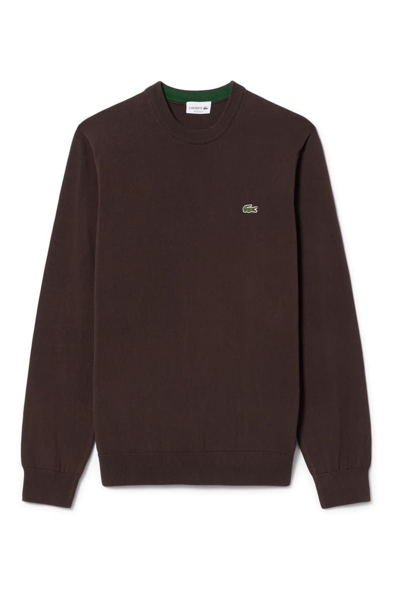Solid Cotton Jersey Crewneck Sweater, Main, color, BUFFALO