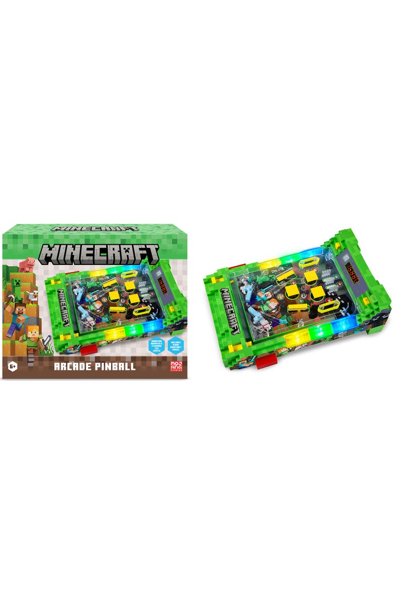 MINECRAFT Arcade Pinball - Overworld - Lights & Sounds Tabletop Game, Kids 6+, Alternate, color, Multicolored