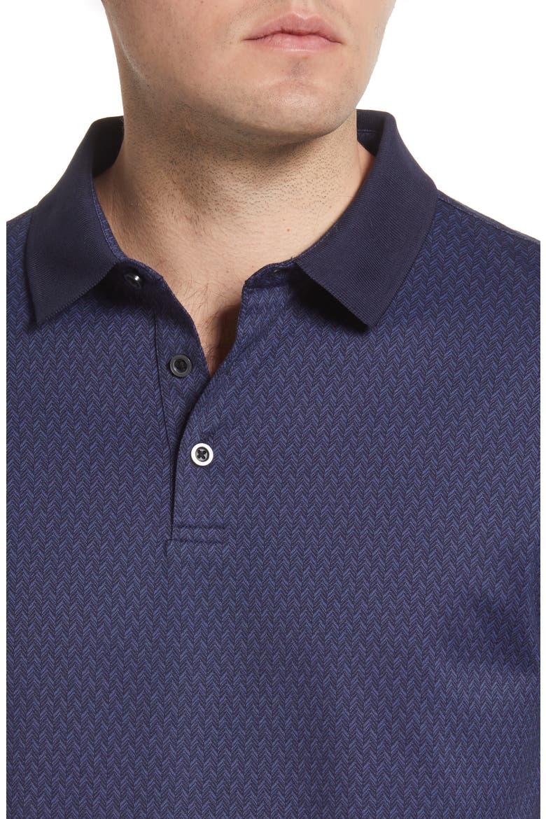 Men's Goodin Cotton Blend Polo, Alternate, color, BLUE NIGHT
