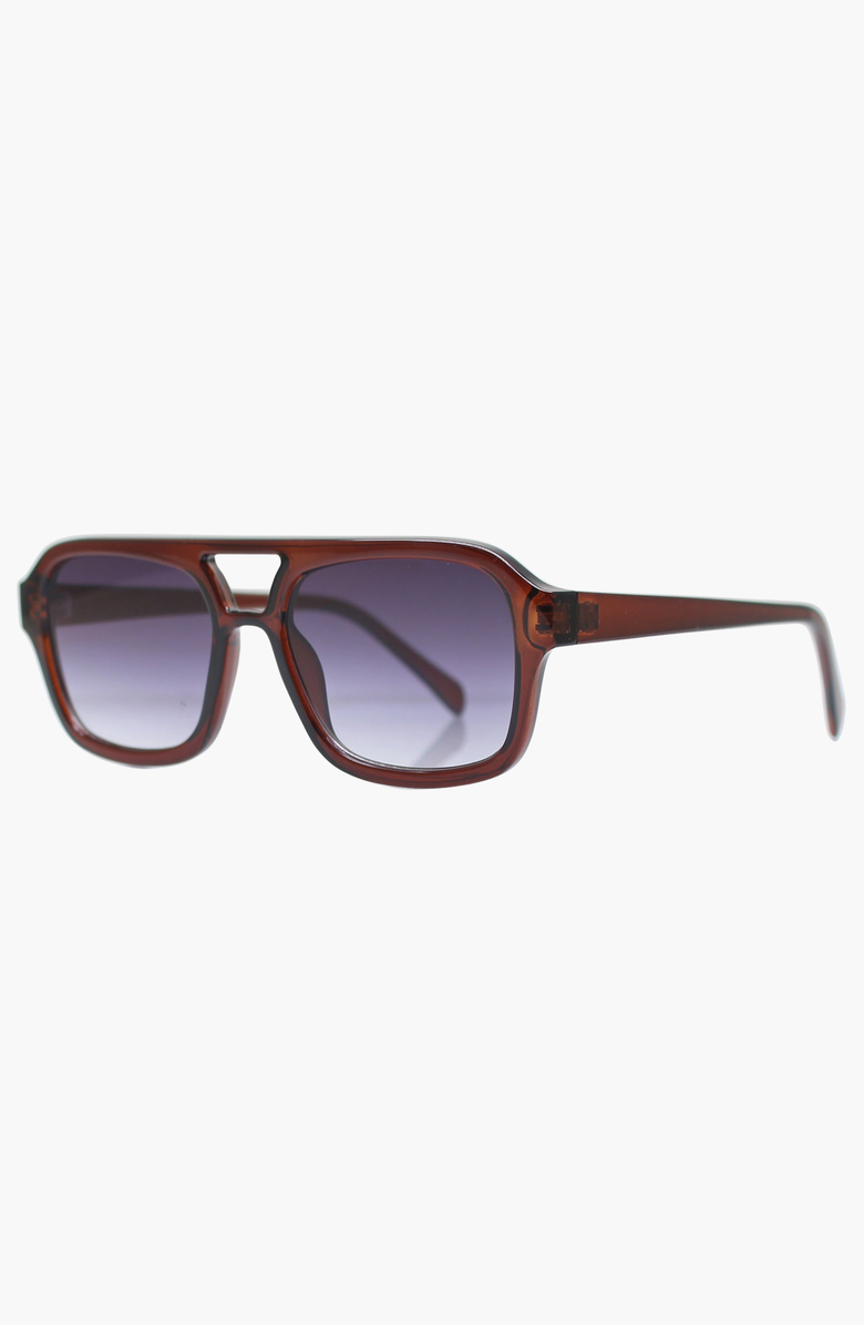 Reality Eyewear Runway USA Edition Sunglasses, Alternate, color, Chocolate