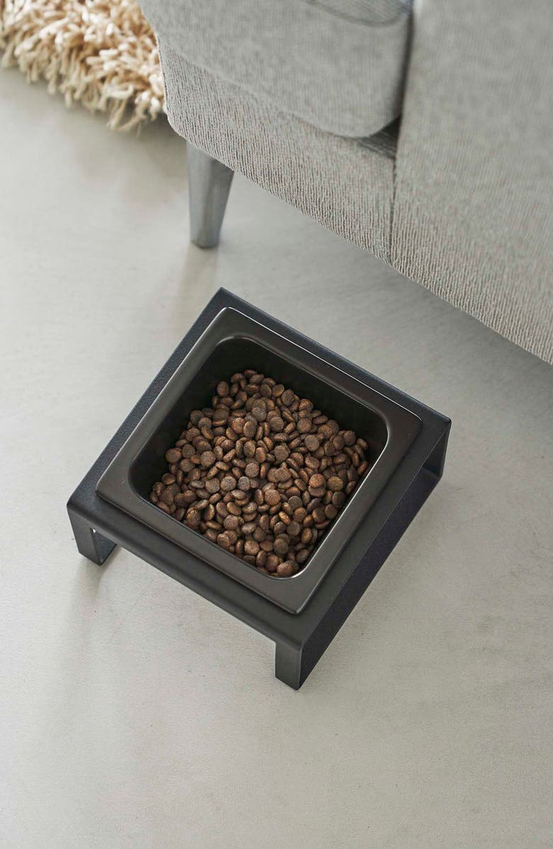 Yamazaki Short Elevated Single Bowl Pet Diner, Alternate, color,