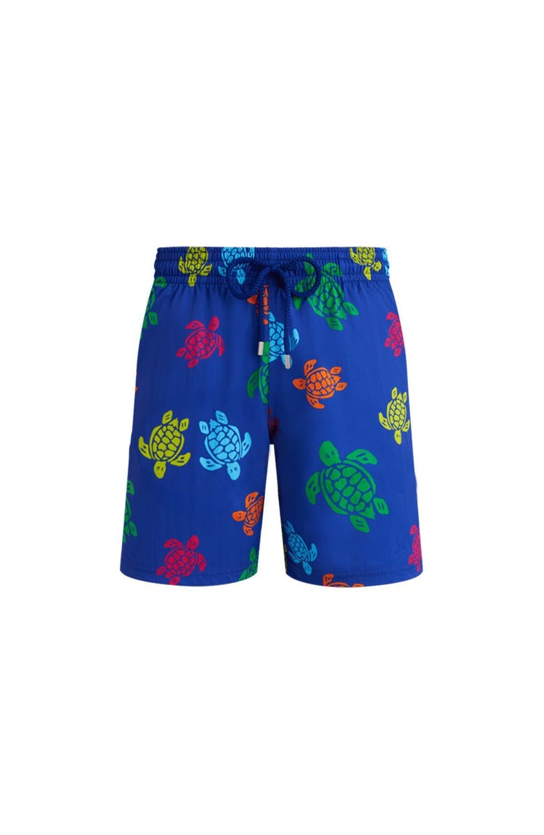 Vilebrequin Long Stretch Swim shorts Tortue Multicolore, Main, color, 