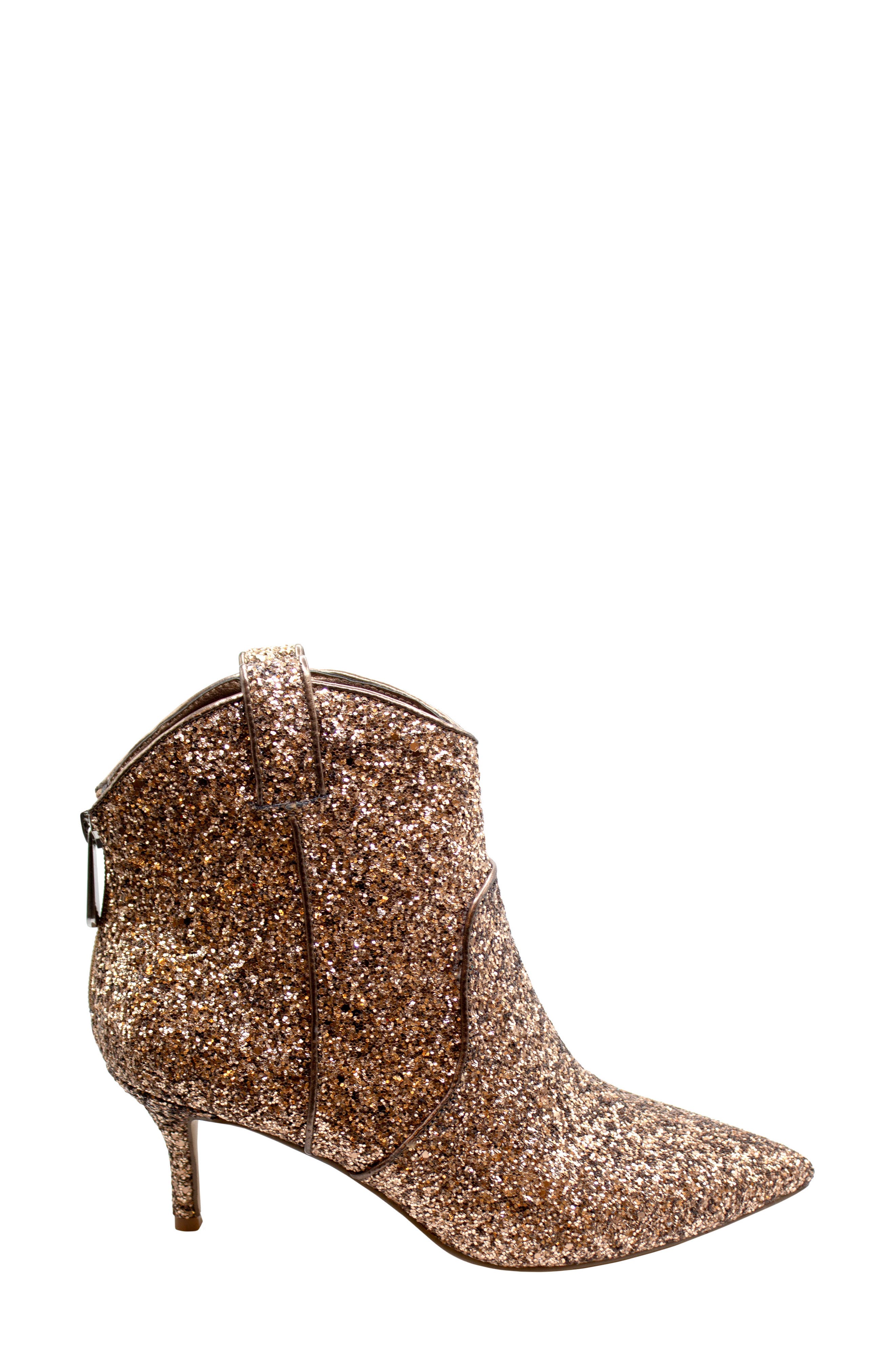 Auden Pointed Toe Bootie, Alternate, color, BROWN