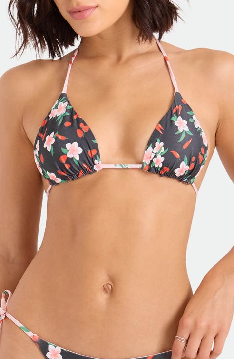 Sweet and Spicy Triangle Reversible Swim Top