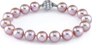 The Pearl Source 7.0-7.5mm Pink Freshwater Pearl Bracelet - AAAA Quality