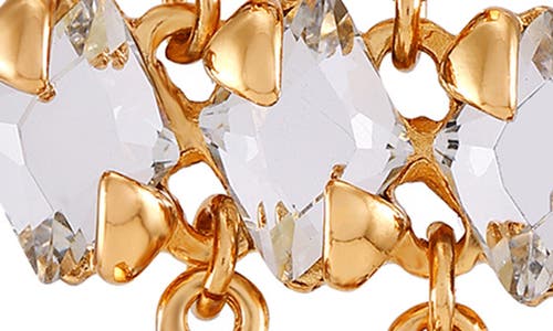 Vince Camuto Crystal Kite Drop Earrings In White/goldtone
