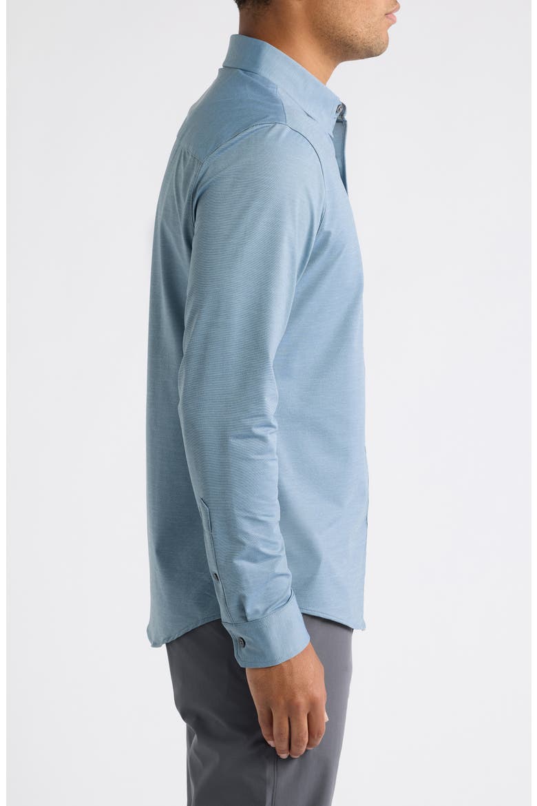 Commuter Slim Fit Button-Up Shirt, Alternate, color, SHADOW BLUE OXFORD