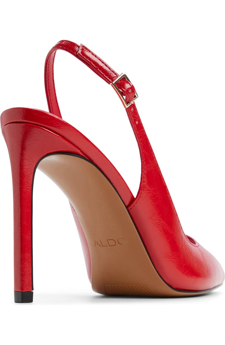 ALDO Lala Slingback Pointed Toe Pump, Alternate, color, Red