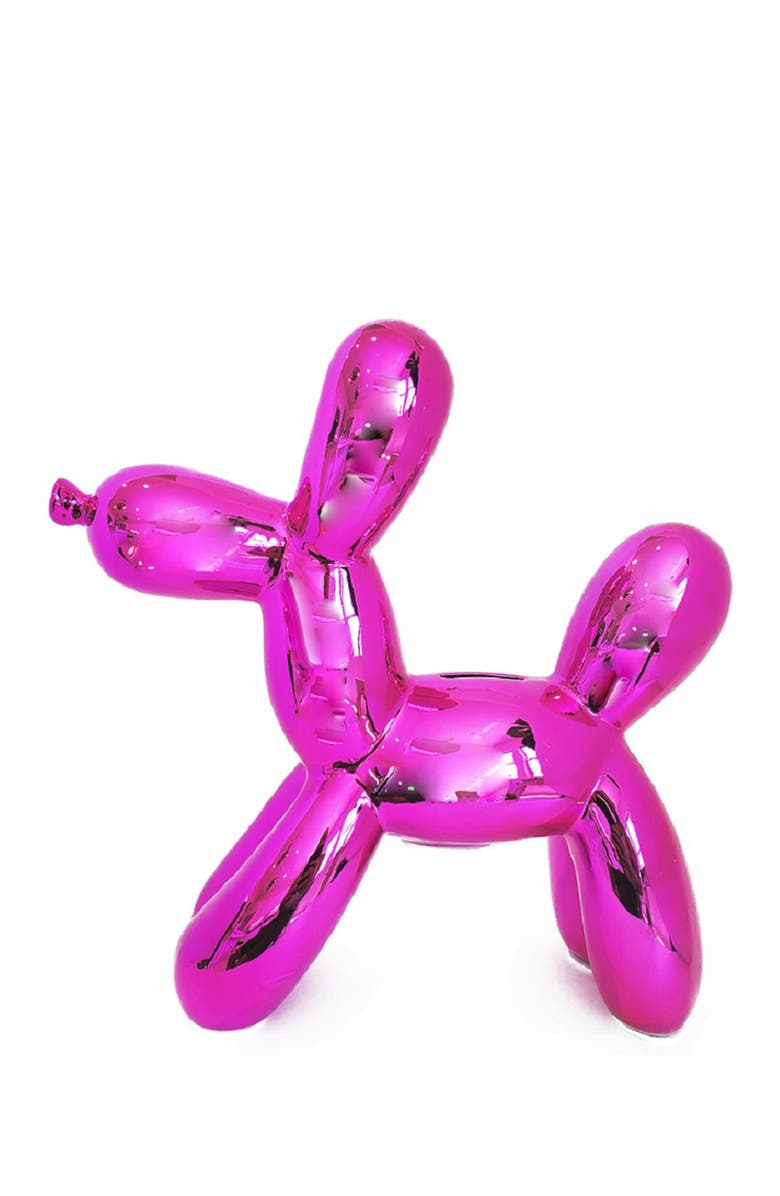 INTERIOR ILLUSIONS Hot Pink Balloon Dog, Main, color, Hot Pink