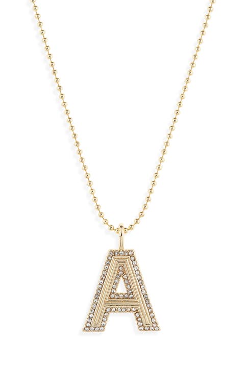 Arianna Initial Pendant Necklace