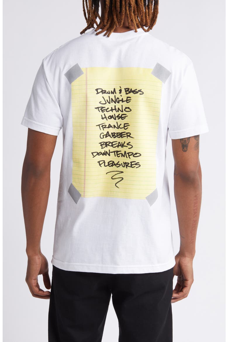 P.L.U.R. Jam Cotton Graphic T-Shirt, Alternate, color, WHITE