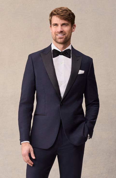 Midnight Blue Tuxedo Jacket