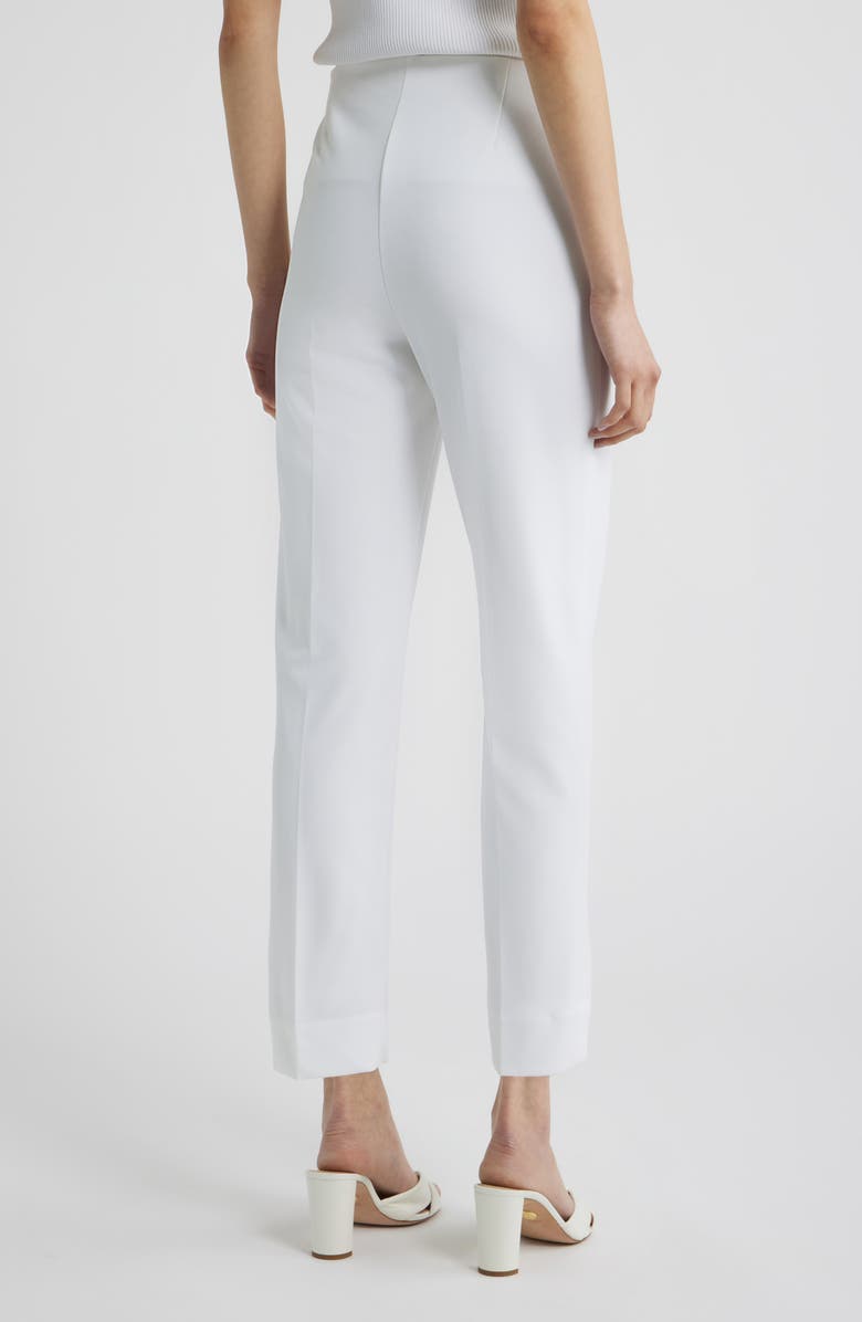 Anne Klein Hollywood Waist Ankle Pull-On Pants, Alternate, color, Crisp White