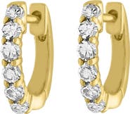EDEN PRESLEY Signature Diamond Huggie Hoop Earrings
