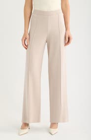 Tahari ASL Wide Leg Sweater Knit Pants