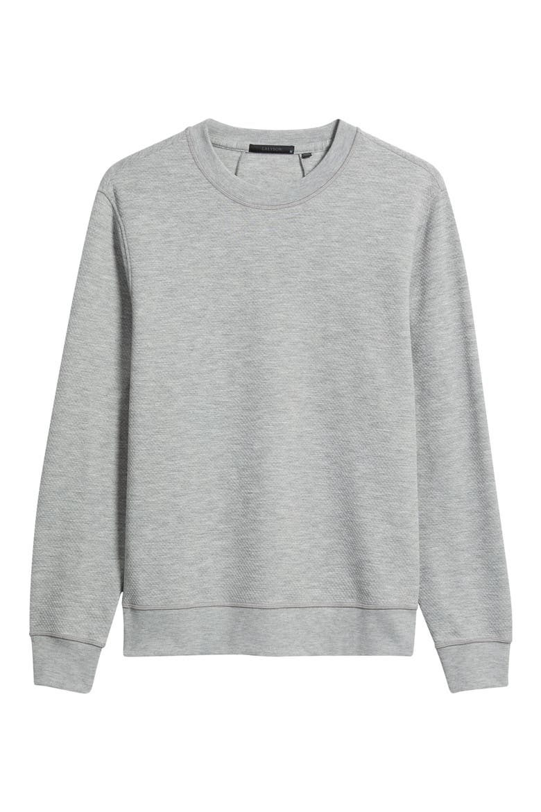 Troy Performance Sweatshirt, Alternate, color, SMOKE HEATHER