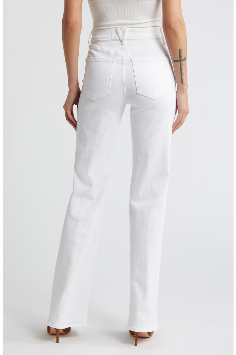 Crosbie Wide Leg Jeans, Alternate, color, WHITE
