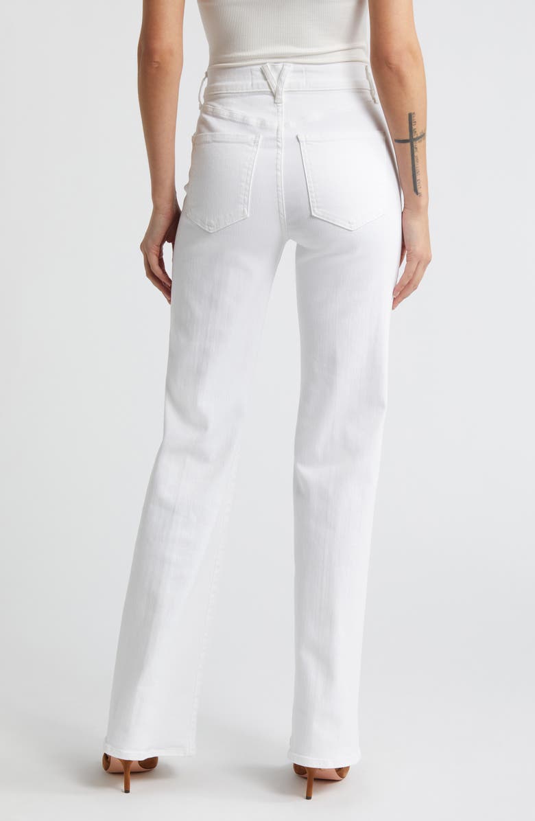 Veronica Beard Crosbie Wide Leg Jeans, Alternate, color, White