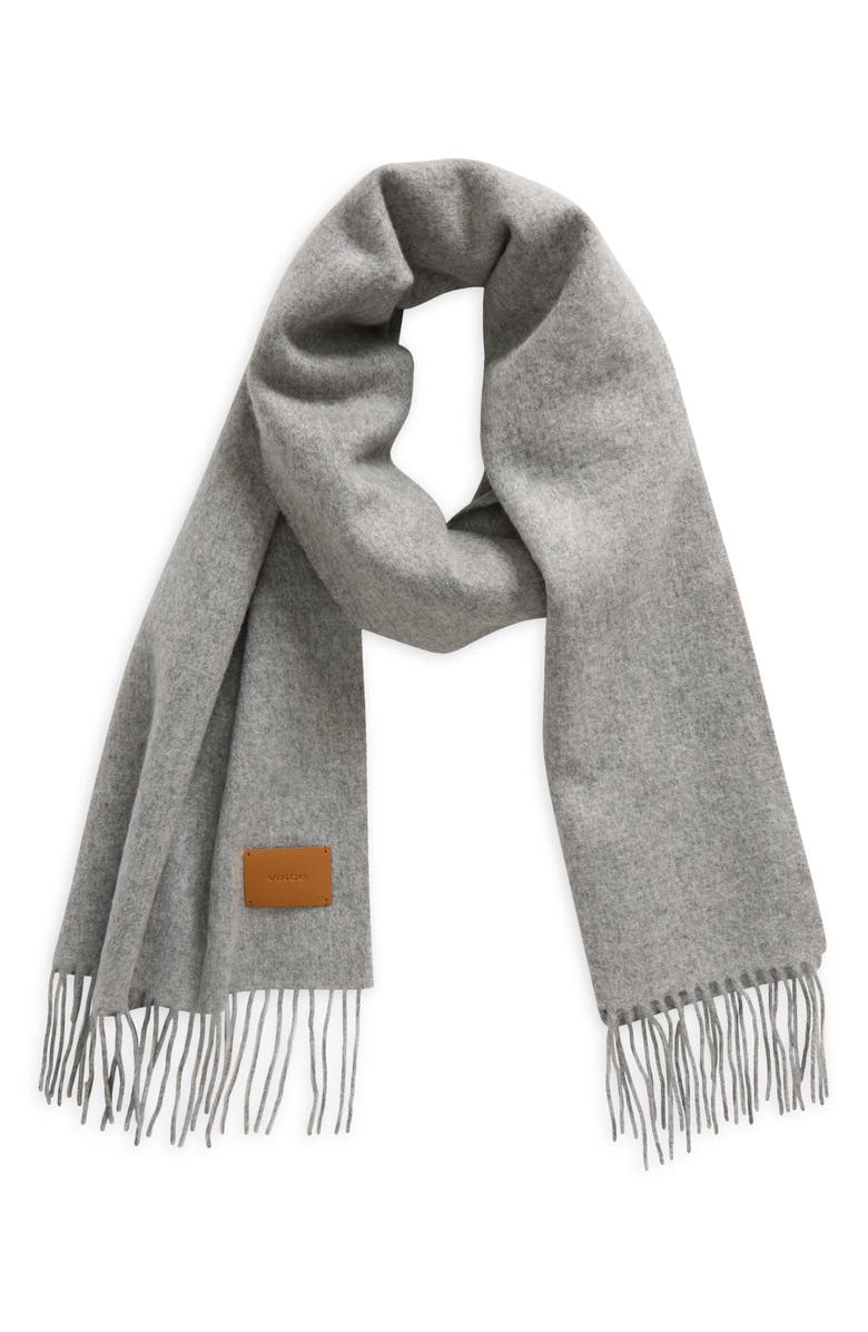 Vince Double Face Cashmere Scarf, Main, color, 061Hgy