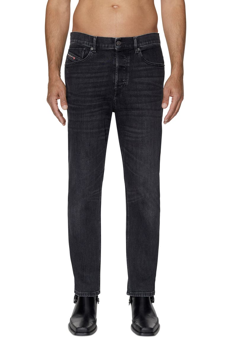 DIESEL<sup>®</sup> D-Fining Tapered Skinny Jeans, Main, color, Black/Deni
