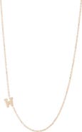 Anzie Diamond Initial Necklace