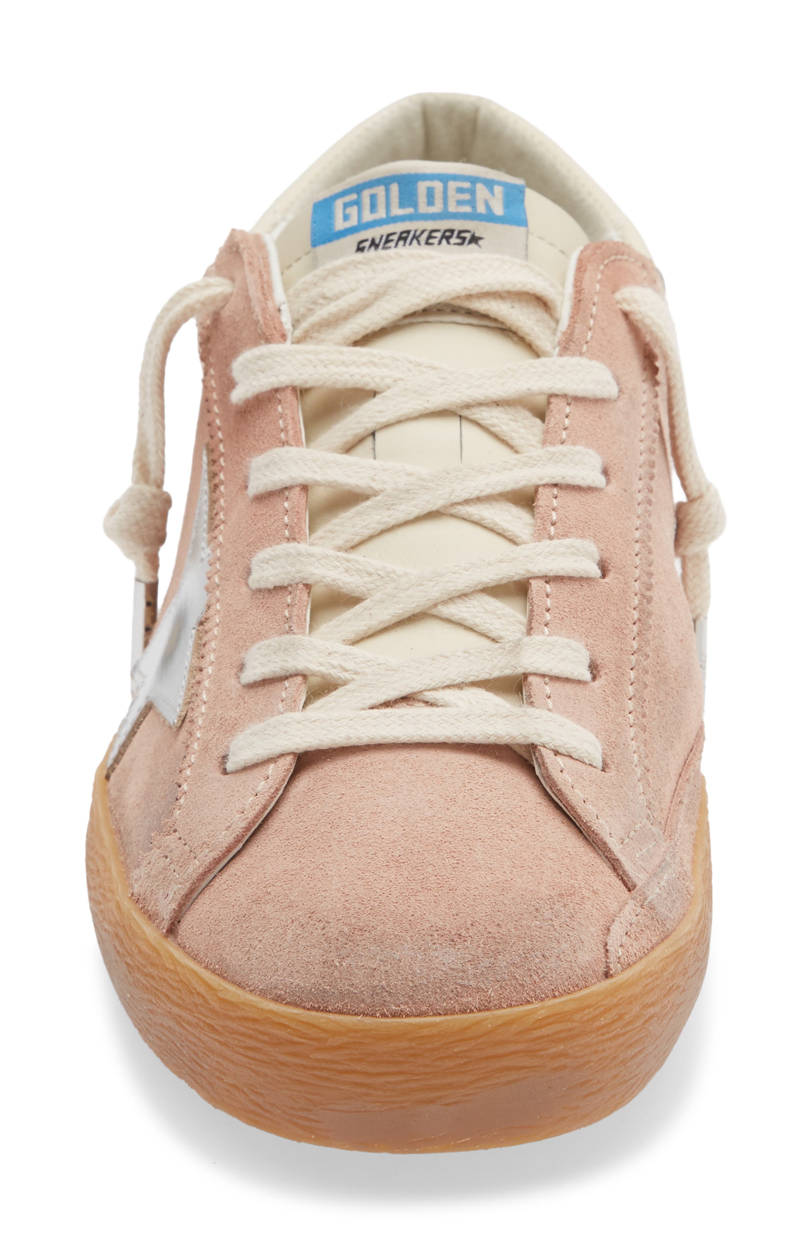 Golden Goose Super-Star Sneaker, Alternate, color, Camelia Pink/ Silver/ Cream