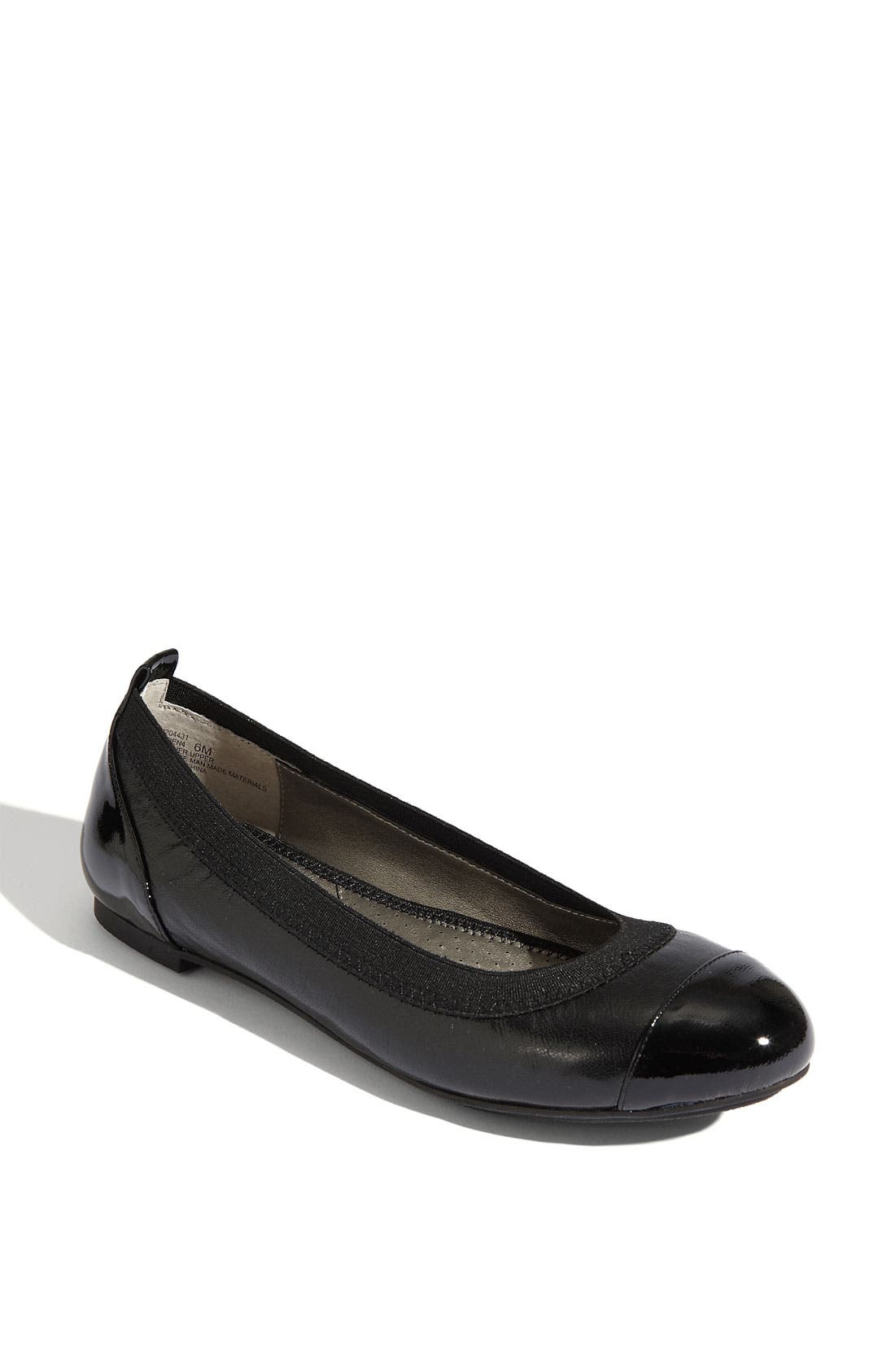'Kaden' Flat, Main, color, BLACK/ BLACK PATENT