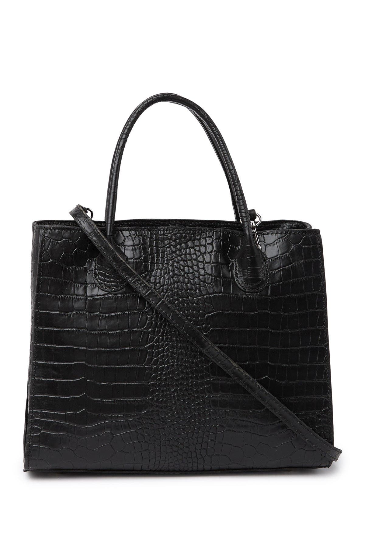 GIULIA MASSARI Embossed Croc Tote (Men) | Nordstromrack